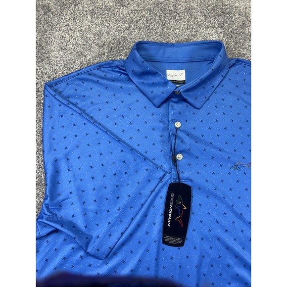 Greg Norman Collection Other - NWT Greg Norman Men Polo Navy Shirt L   Short Sleeve
